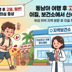 동남아 여행 후 열나고 피똥 쌌다면? 달서구 이질 검사·보건소 방문 완벽 가이드